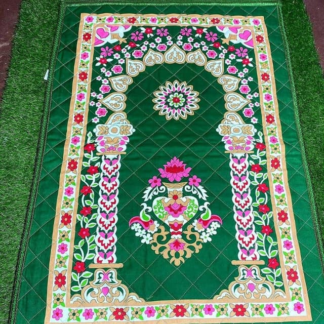 Beautiful quilted prayer mat