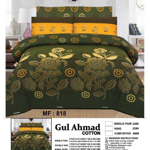 Gul Ahmed Bed Sheet