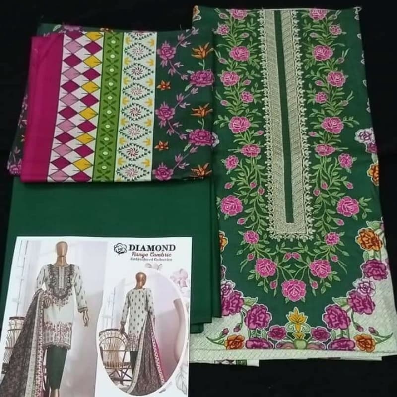 NF Embroided three piece suit